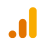 Google Analytics 4 logo - advanced website analytics and performance tracking