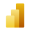 Power BI logo - business analytics and data visualization software