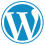 WordPress logo - website development and content management platform